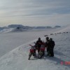 orsteinn, Finnur og Eirkur upp  Bltindi efst  Hliarfjalli, Kerling  bakgrunni.