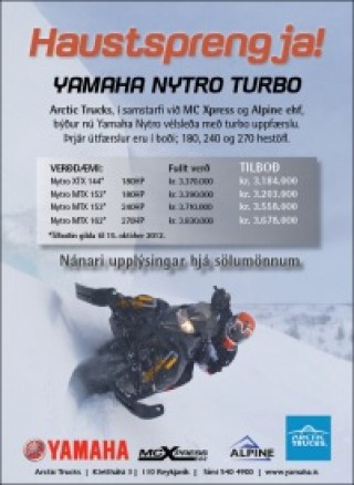 Yamaha haustsprengjan